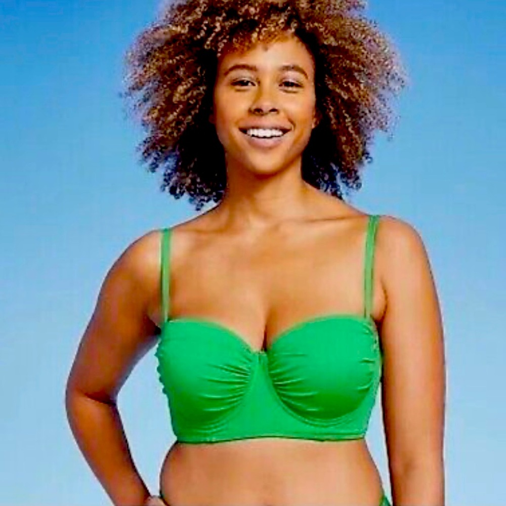 Shade & Shore bikini top size 38DD great support for heavy chest